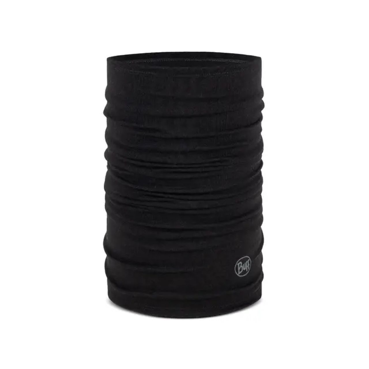 BUFF MERINO MIDWEIGHT SOLID BLACK oulard multifonction