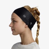 BUFF THERMONET HEADBAND SOLID BLACK Bandeau sport pas cher