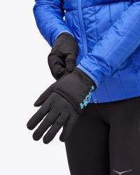 HOKA  GANST EN POLAIRE COLDSNAP BLACK Gants chauds pas cher
