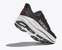 HOKA BONDI 9 BLACK ET VERMILLION Chaussures de running pas cher