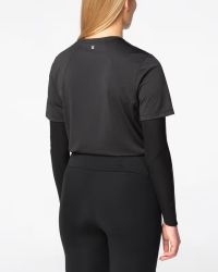 SALOMON SHAKEOUT CORE SS TEE W BLACK  Tee shirt running pas cher