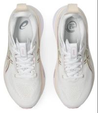 ASICS GEL KAYANO 33 WHITE ET HAZY LILAC Chaussure running asics pas cher