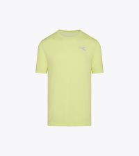 DIADORA SS TEE SHIRT STRATOUNO CITRON VERT SAUVAGE Tee shirt running pas cher