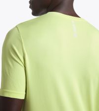 DIADORA SS TEE SHIRT STRATOUNO CITRON VERT SAUVAGE Tee shirt running pas cher