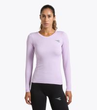 DIADORA LS TEE SHIRT STRATOUNO WOMEN ORCHIDEE FLEUR Tee shirt running