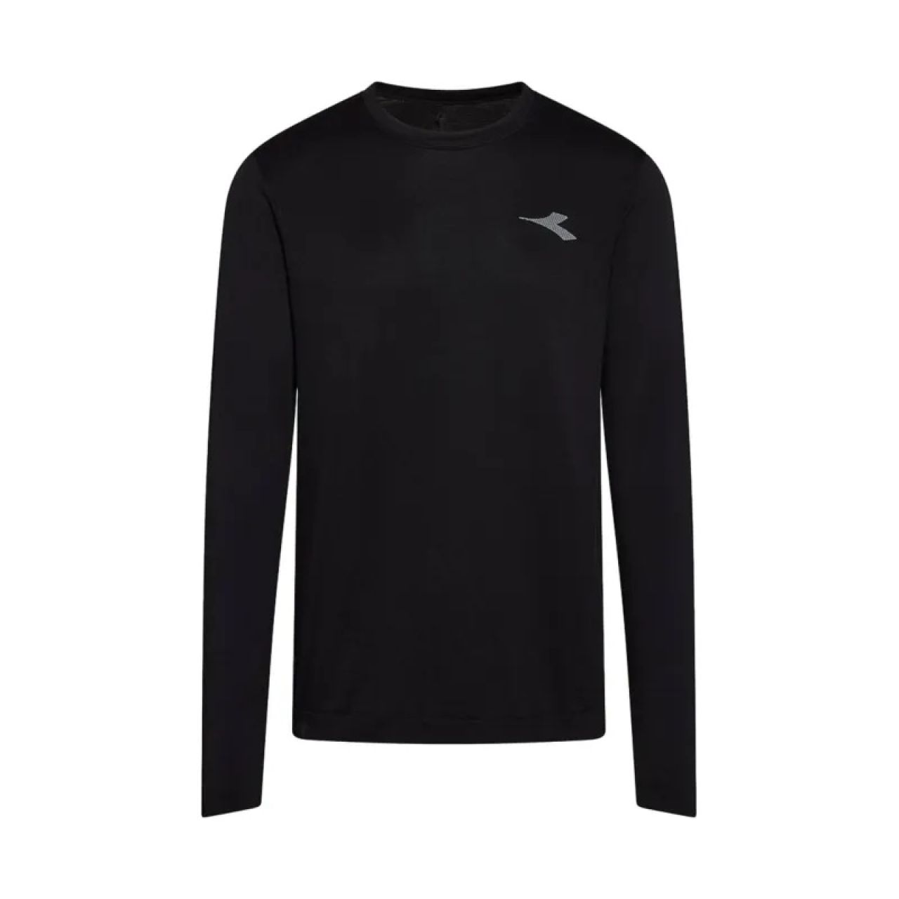 DIADORA LS TEE SHIRT STRATOUNO NOIR Tee shirt  running