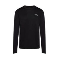 DIADORA LS TEE SHIRT STRATOUNO NOIR Tee shirt  running