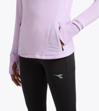 DIADORA L. WARM UP WINTER FIBRAZERO ORCHIDEE FLEUR Maillot chaud pas cher