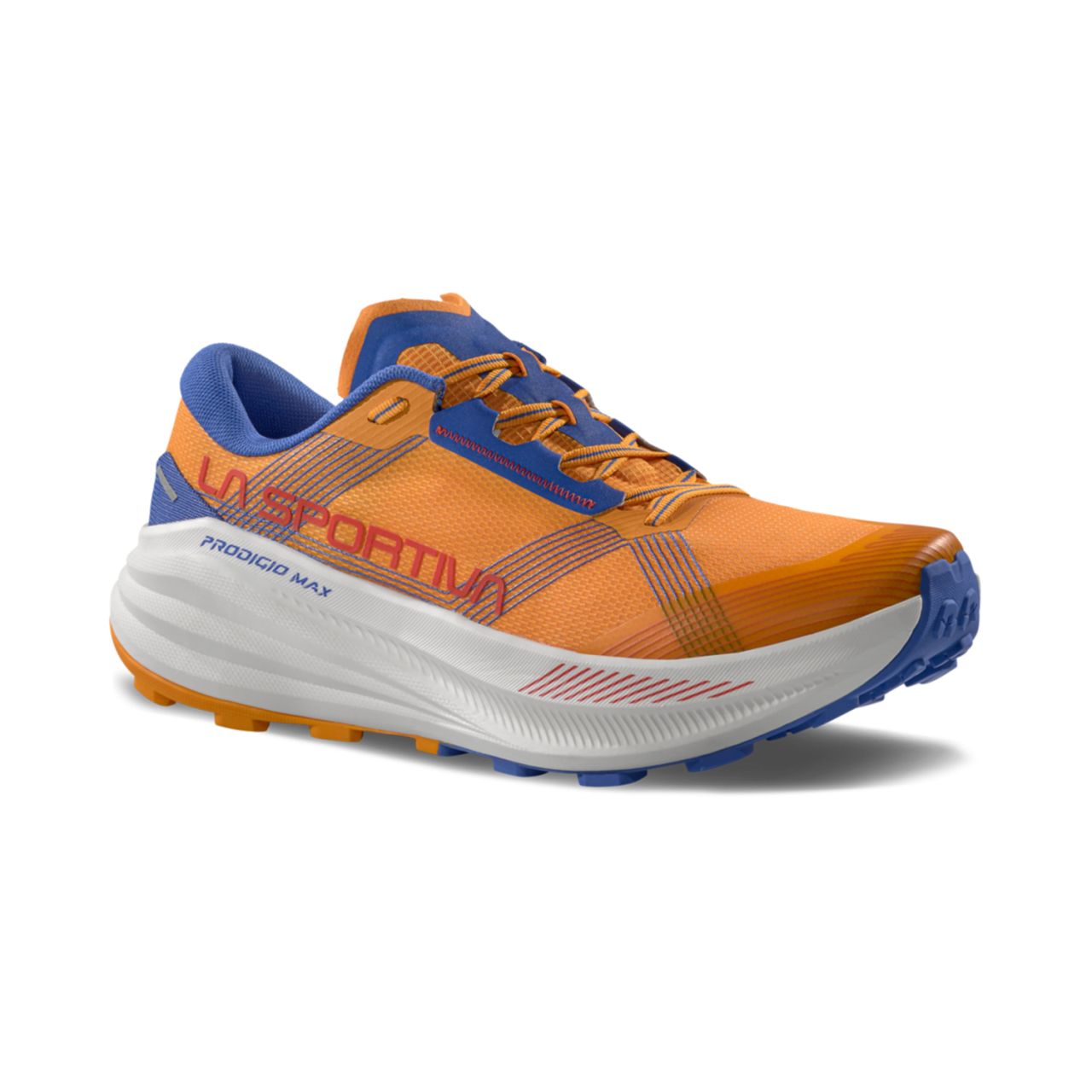 LA SPORTIVA PRODIGIO MAX APRICOT ET COBALT BLUE Chaussures de  trail