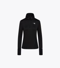 DIADORA L. WARM UP WINTER FIBRAZERO NOIR Maillot chaud pas cher