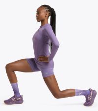 DIADORA STRATOZERO LS T-SHIRT W COMPOTE DE RAISIN Tee shirt running pas cher