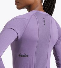 DIADORA STRATOZERO LS T-SHIRT W COMPOTE DE RAISIN Tee shirt running pas cher