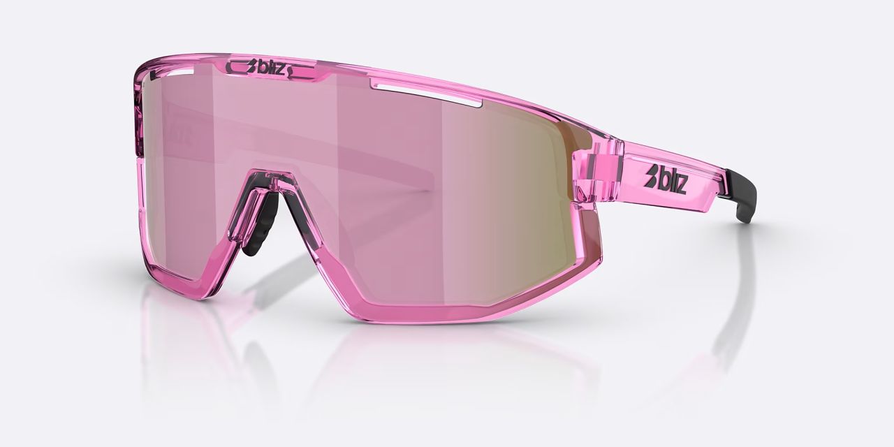 BLIZ LUNETTES FUSION SMALL TRANSPARENT PINK Lunettes de sport
