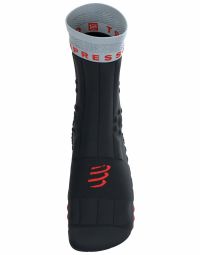 COMPRESSPORT PRO RACING SOCKS WINTER TRAIL BLACK/GRAY VIOLET Chaussettes running pas cher