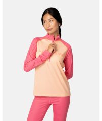 KARI TRAA ELLA HALFZIP PEACH BLOOM  manches longues pas cher