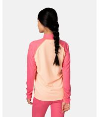 KARI TRAA ELLA HALFZIP PEACH BLOOM  manches longues pas cher