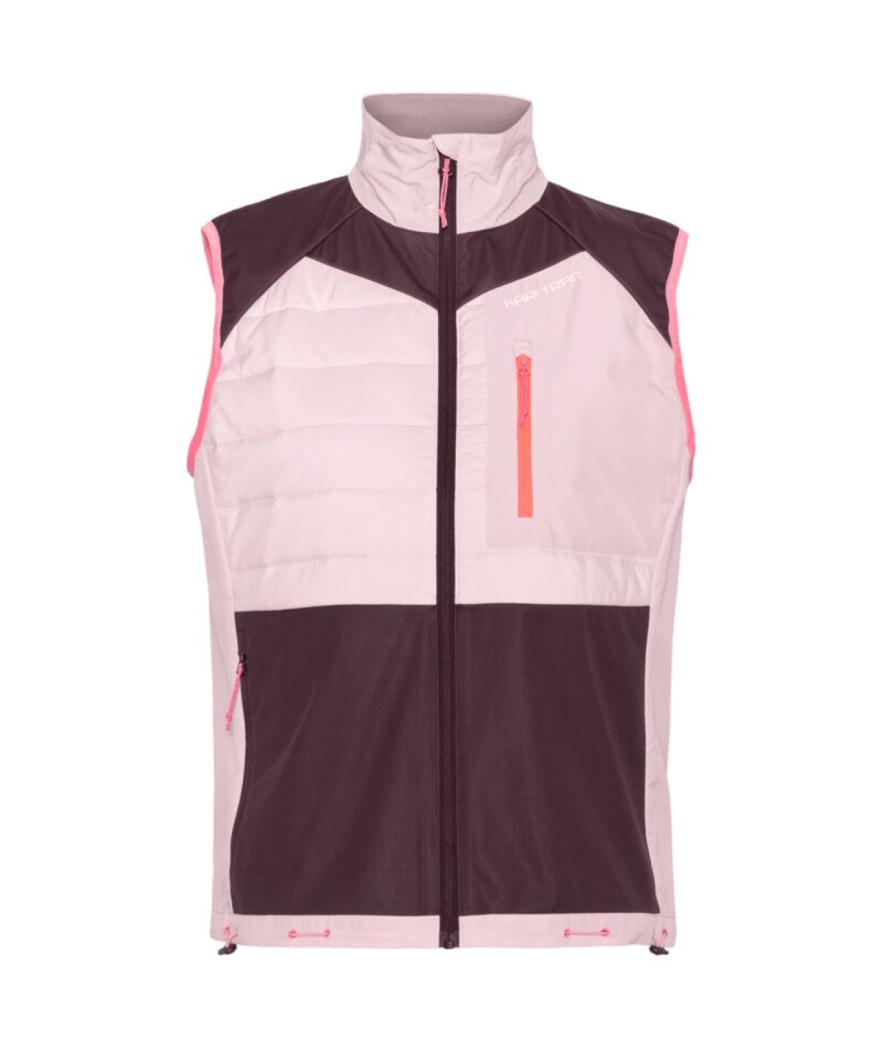 KARI TRAA NIA VEST COCOA POWDER Veste sans manche