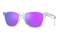 OAKLEY FROGSKINS POLISHED CLEAR  PRIZM VIOLET Lunettes de sport