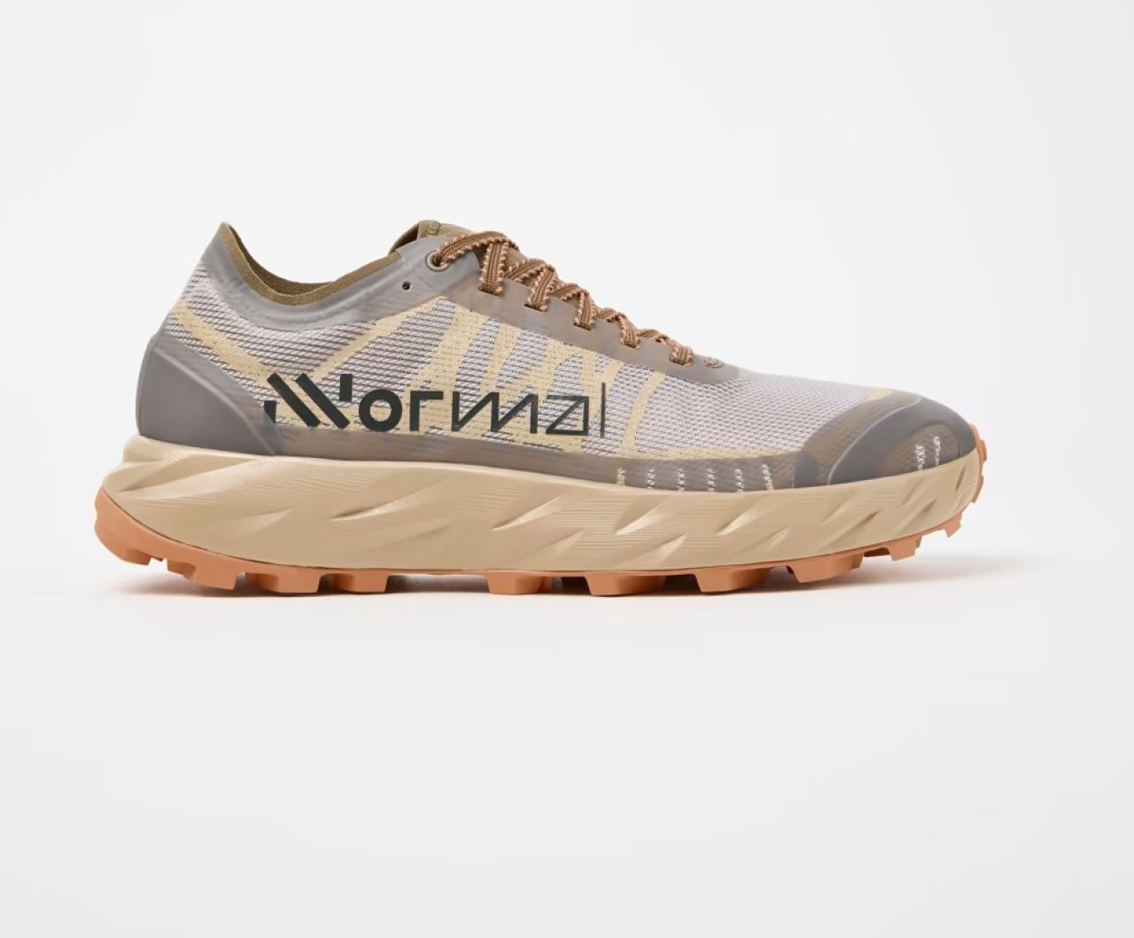 NNORMAL KJERAG BRUT BROWN ET ORANGE Chaussures de trail