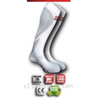 BV SPORT PRORECUP ELITE BLANC  Chaussettes récuperation pas cher