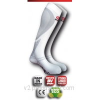 BV SPORT PRORECUP ELITE BLANC  Chaussettes récuperation pas cher