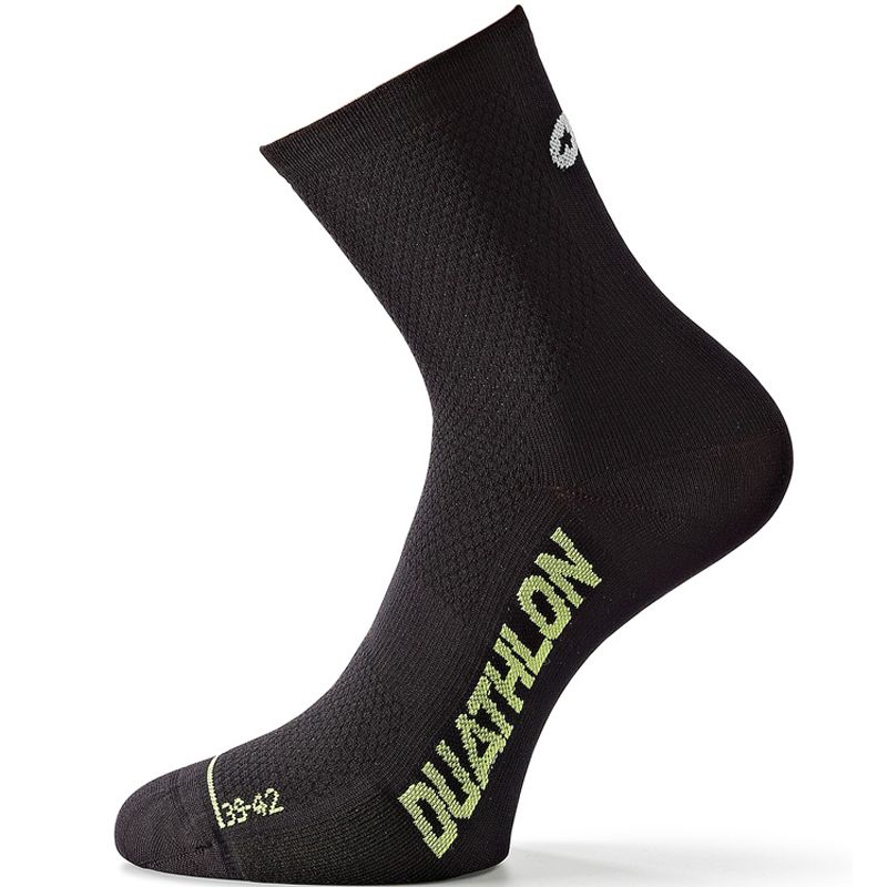 ASSOS DUATHLON SOCKS NOIRES  Soquettes duathlon